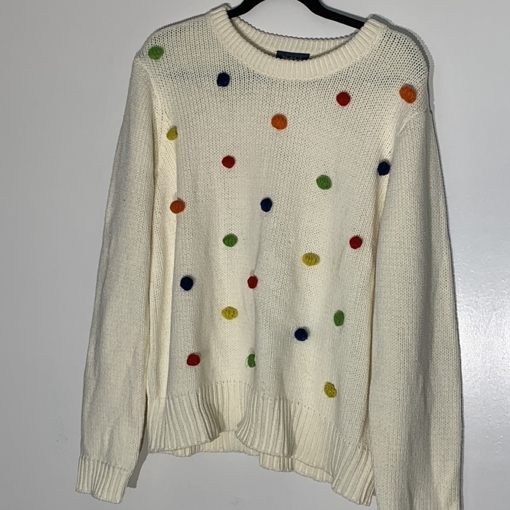 Mod cloth Pom Pom sweater size XL - Picture 4 of 9